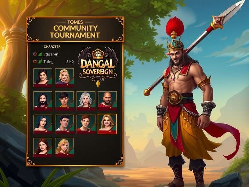 Dangal Warrior Sovereign character selection screen